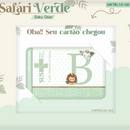 Arquivo Combo Encadernação Baby Safari Verde Alfabeto