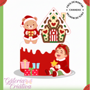 Arquivo Natal Topo de Bolo Ursinho Noel e Bebê