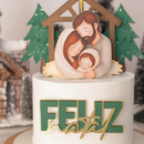 Arquivo Natal Topo de Bolo Aquarela
