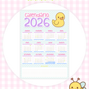 Arquivo Calendários Fofinhos 2026
