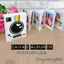 Arquivo Caixa Câmera e Álbum de Memórias - Desenhitos da Jana