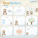 Arquivo Combo Encadernação Baby Ursinho Realeza