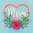 Arquivo dia das mães topo de bolo floral mom