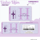 Arquivo Combo Encadernação Baby Linho Alfabeto Lilás