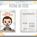 Arquivo Kit Encadernação Baby Trator Amarelo