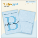 Arquivo Combo Encadernação Baby Linho Azul Alfabeto