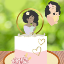 Arquivo dia das mães topo de bolo - Mamãe e bebê circular