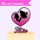 Arquivo dia das mães topo de bolo mãe camada