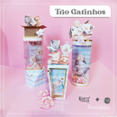 Arquivo de corte trio gatinhos