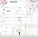 Arquivo Combo Encadernação Baby Jardim Floral Delicado Alfabeto