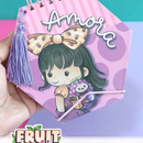 Arquivo Fruit Girls Encadernação Especial + Vídeo Aula - TITA