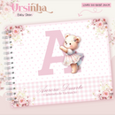 Arquivo Combo Encadernação Baby Ursinha Rosa