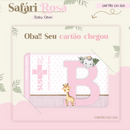 Arquivo Combo Encadernação Baby Safari Rosa