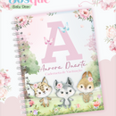 Arquivo Combo Encadernação Baby Bosque Aquarela