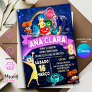 Arquivo Combo 3 Convites Divertidamente 2 - Editável no CANVA