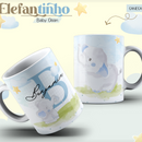 Arquivo Combo Encadernação Baby Elefantinho Azul