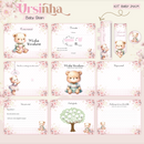 Arquivo Combo Encadernação Baby Ursinha Rosa