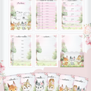 Arquivo Combo Encadernação Baby Bosque Aquarela