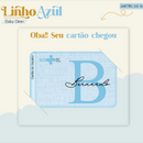 Arquivo Combo Encadernação Baby Linho Azul Alfabeto