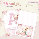 Arquivo Combo Encadernação Baby Ursinha Rosa