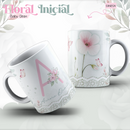Arquivo Combo Encadernação Baby Jardim Floral Delicado Alfabeto