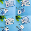 Arquivo Novembro Azul Cartão Chaveiro 3x4 - Personalizando Thata