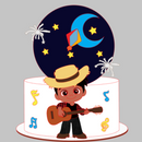Arquivo Festa Junina Topo de Bolo Menino Sertanejo