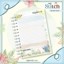 Arquivo Kit Encadernação Stitch Aquarela