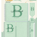 Arquivo Combo Encadernação Baby Linho Verde Alfabeto