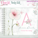 Arquivo Combo Encadernação Baby Jardim Floral Delicado Alfabeto