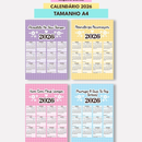 Arquivo Mini Combo Calendários Fofos 2026