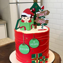 Arquivo Natal Topo de Bolo Menino na Caixa