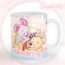 Arquivo Encadernação Baby Ursinho Pooh Aquarela - PAMELLA