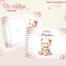 Arquivo Combo Encadernação Baby Ursinha Rosa