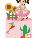 Arquivo Festa Junina Topo de Bolo Menina - Bruna Personalizados