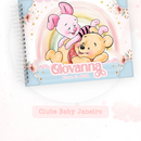 Arquivo Encadernação Baby Ursinho Pooh Aquarela - PAMELLA