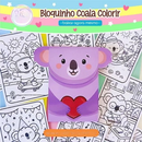 Arquivo Bloquinho Coala para Colorir - Art Ideia
