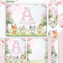 Arquivo Combo Encadernação Baby Bosque Aquarela
