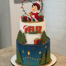 Arquivo Natal Topo de Bolo Menina