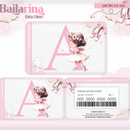 Arquivo Combo Encadernação Baby Bailarina Alfabeto