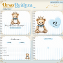Arquivo Combo Encadernação Baby Ursinho Realeza