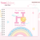 Arquivo Combo Encadernação Baby Sunchine Arco Iris
