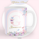 Arquivo Kit Encadernação Floral Alfabeto