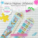 Arquivo Marca Páginas Alfabeto - Art Ideia