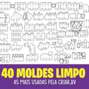 Arquivo Combo Moldes limpos em Studio - Criar BV