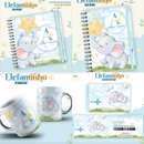 Arquivo Encadernação Baby Elefantinho Estrela
