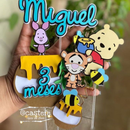 Arquivo de corte topo de de bolo Ursinho Pooh