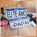 Arquivo dia dos pais placa barra 90g