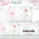 Arquivo Combo Encadernação Baby Jardim Floral Delicado Alfabeto