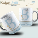 Arquivo Combo Encadernação Baby Safari Azul Alfabeto